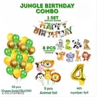 30 Pcs 4th Birthday Decoration kit, Multicolour, Set of 1
