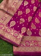 Banarasi Silk Zari Woven Saree for Women 