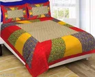 Cotton Queen Bedsheet with 2 Pillow Cover 