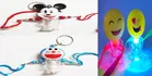 Plastic Doreamon Miky Smiley Light Rakhi for Kids 