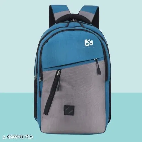 Polyester Backpack for Men & Women, Blue