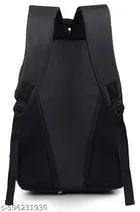 Polyester Backpack for Men & Women, Black