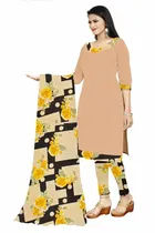 शारदा क्रिएशन क्रेप फ्लोरल प्रिंट सलवार सूट अस्टीचड 