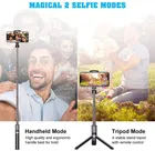 3 in 1 Selfie Stick Tripod with Bluetooth Remote, 70 CM Black , R1