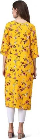 Women Crepe Printed Kurta 