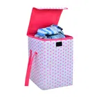 Canvas Laundry Basket ,Pink