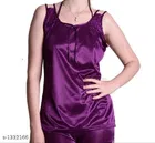 Satin Nightdress Set for Women 