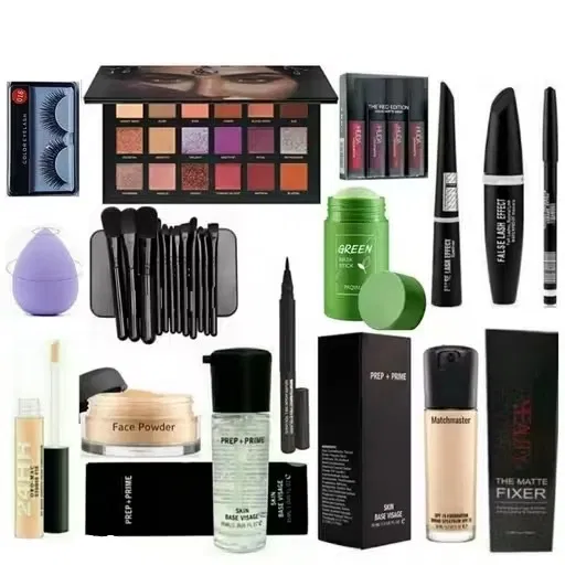 Face Makeup Combo for Women, Multicolor, Set of 1
