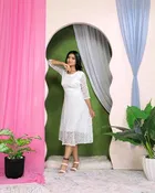 Net Gowns for Women,  White  