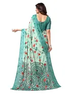 SVB प्रिंटेड साड़ी फॉर वीमेन 