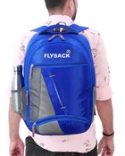 Flysack Fizz 30L Black Backpack School bag for travel with Organizer Bottle compartment 