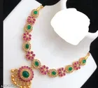 Alloy Necklace with Earrings for Women 