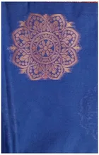 Litchi Silk Woven Design Saree for Women, Blue 