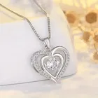 Copper Silver Plated Pendants for Women, Silver 