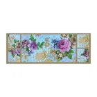 Krishna E PVC Purple Flower Micro wave cover Cover Pack of 1