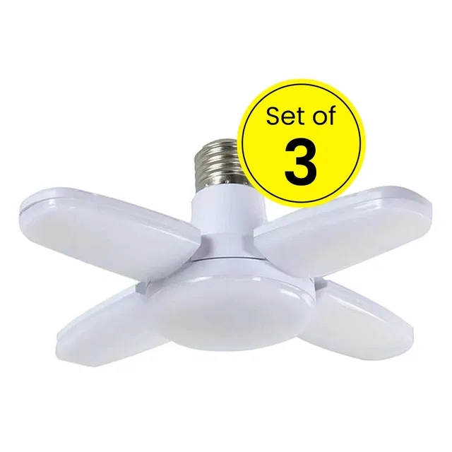 टेकटेल 25W फैन शेप स्माल साइज Led बल्ब, वाइट [पैक ऑफ़ 3]