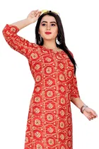 A-Line Crepe Kurti for Women 