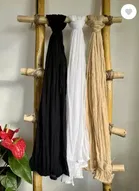 Cotton Blend Solid Dupatta for Women 