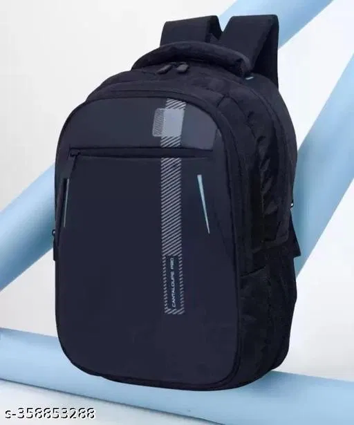 Rubber Backpack for Men & Women, Black