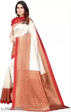 Art Silk Jacquard Embroidery Saree for Women 