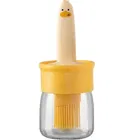 2 IN 1 Oil Dispenser Bottle with Silicone Basting Brush for Cooking 