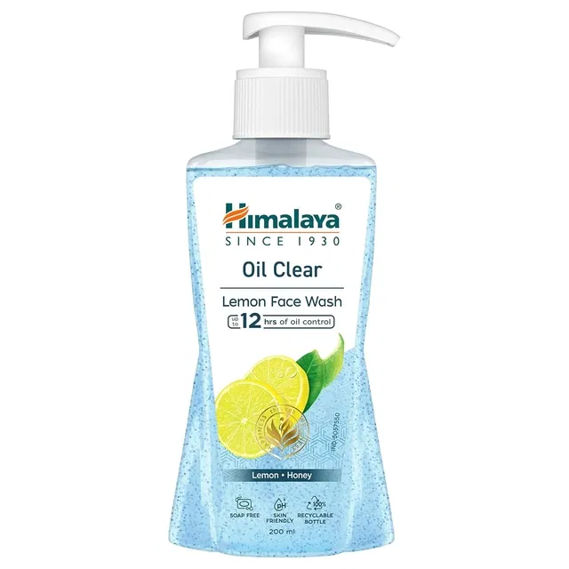 हिमालय ऑयल क्लियर लेमन फेस वॉश, 200 ml