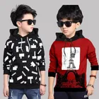Cotton Blend Hooded Sweatshirts for Boys 