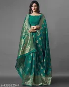 Art Silk Zari Woven Saree for Women 