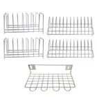 4 Pcs Stainless Steel Plate Stand & Utensil Holder 