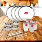 JENSONS 16 Pieces steel dinner set 