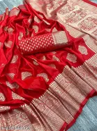Banarasi Silk Zari Woven Saree for Women 