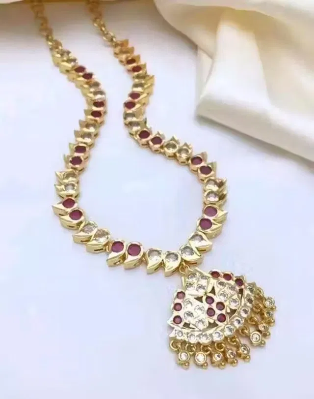 Gold Plated Jewellery Set for Women (Gold, Free Size)