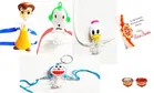 Synthetic 4 Pcs Rakhi with Greeting Card & Roli Chawal 