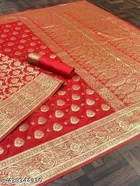 Banarasi Silk Zari Woven Saree for Women 