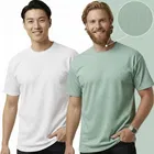 Polyester Round Neck T-shirt for Men, Multicolour, Pack of 2 