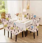 Homwatica Multicolor Floral Printed Elastic Chair Cover 50X65Cm Pack Of 4