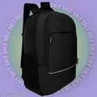 Nylon Backpack for Men & Women (Black & Grey, 35 L)