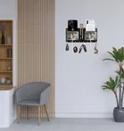 Khatu Crafts Radhakrishna Wood Key Holder 