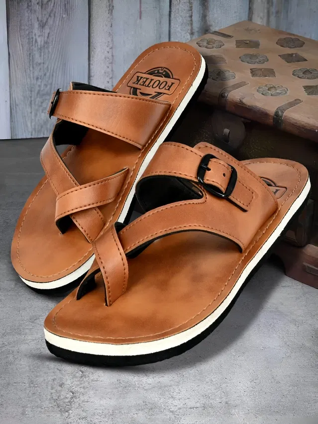 Slippers for Men (Tan, 7)
