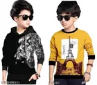 Cotton Clothing Set for Boys, Multicolour, Pack of 2 