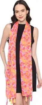 Cotton Blend Printed Scarves for Women 