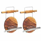Oc9 Stainless Steel Chakla Belan Stand For Kitchen 