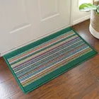 Status Polypropylene Door Mat with Anti Slip Backing 38x58cm Green