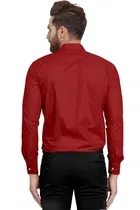 Men's Solid Full Sleeves Shirt 