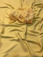 Saree with Unstitched Blouse for Women 