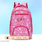 Polyester Backpack Bag, Multicolor