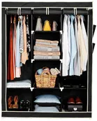 Non-Woven Collapsible Wardrobe Foldable Closet for Clothes, Almira DIY