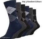 Cotton Calf Length Socks for Men 