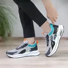 Sports Shoes for Men, Grey & Black 