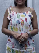 Tie Up Sleeveless Kurti for Women 